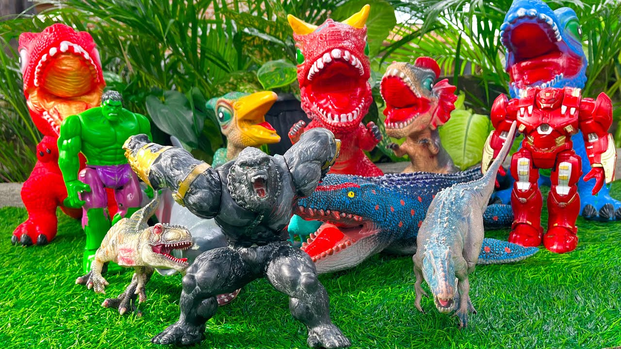 Dinosaurus Jurassic World Dominion: T-rex/ Brachiosaurus/ Skibidi/ Spider-Man/ KingKong/ KingGidorah