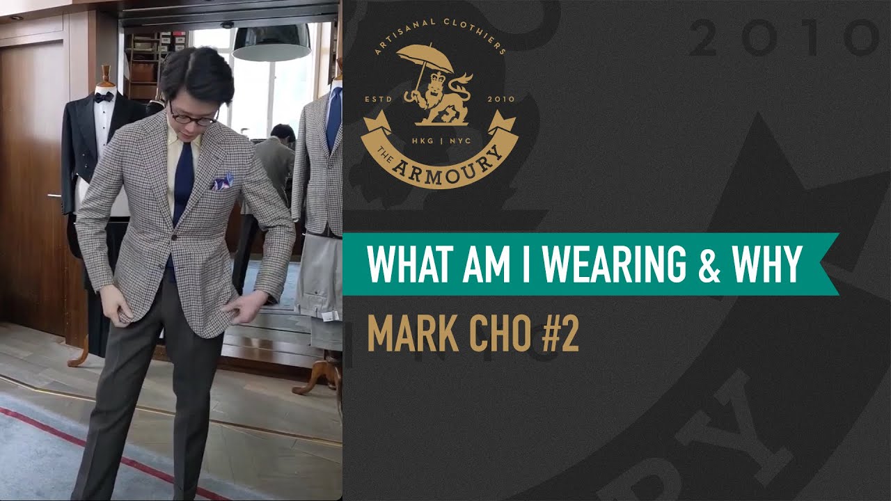 What Am I Wearing and Why? Mark Cho #2 Styling a Gun Club Check Jacket.