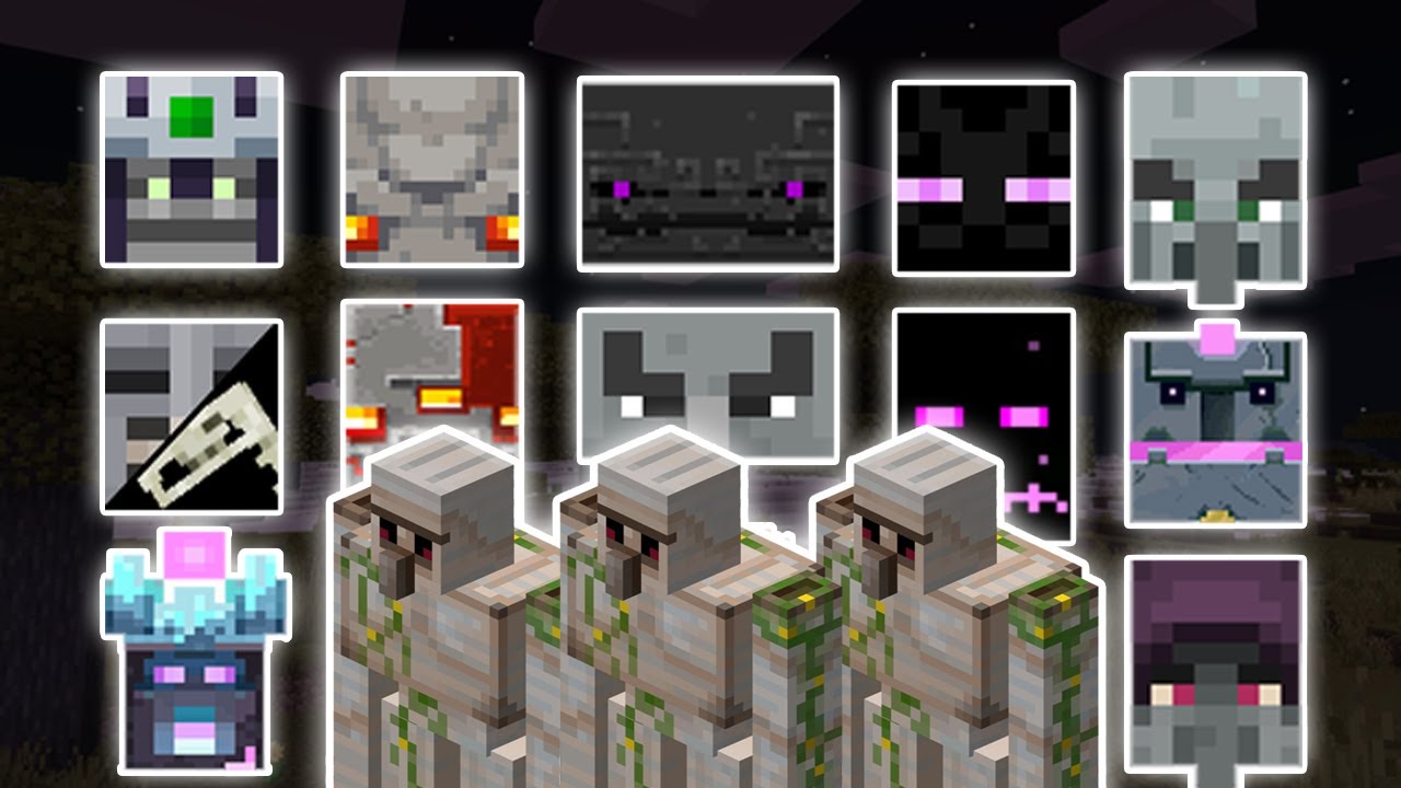3 IRON GOLEMS VS ALL BOSSES | MINECRAFT DUNGEONS
