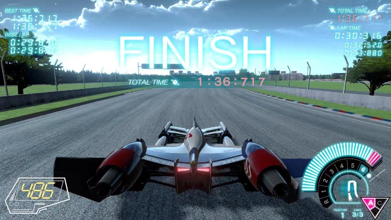 【新世紀GPXサイバーフォーミュラSIN VIER】【TA】ニセコサーキット2022 1:36:717【ν-asurada】