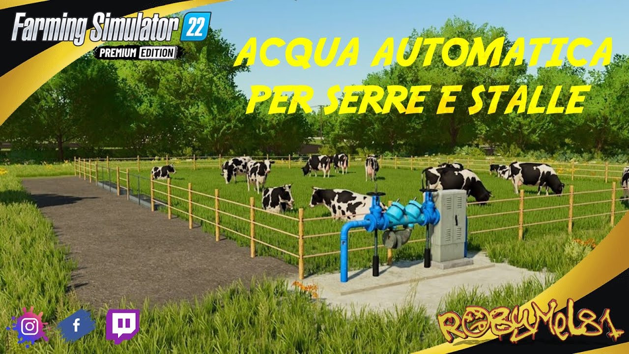 ACQUA AUTOMATICA PER SERRE E STALLE ➤ TEST MOD (Console/Pc) ➤ FS 22