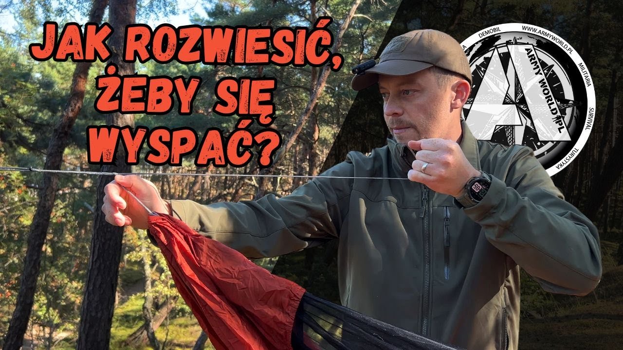 Rozwieszanie HAMAKA na przykładzie Lesovik DRAKA