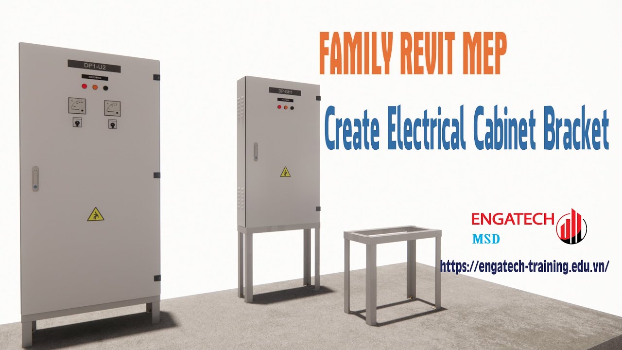 Family Revit MEP: How to Create Electrical Cabinet Bracket