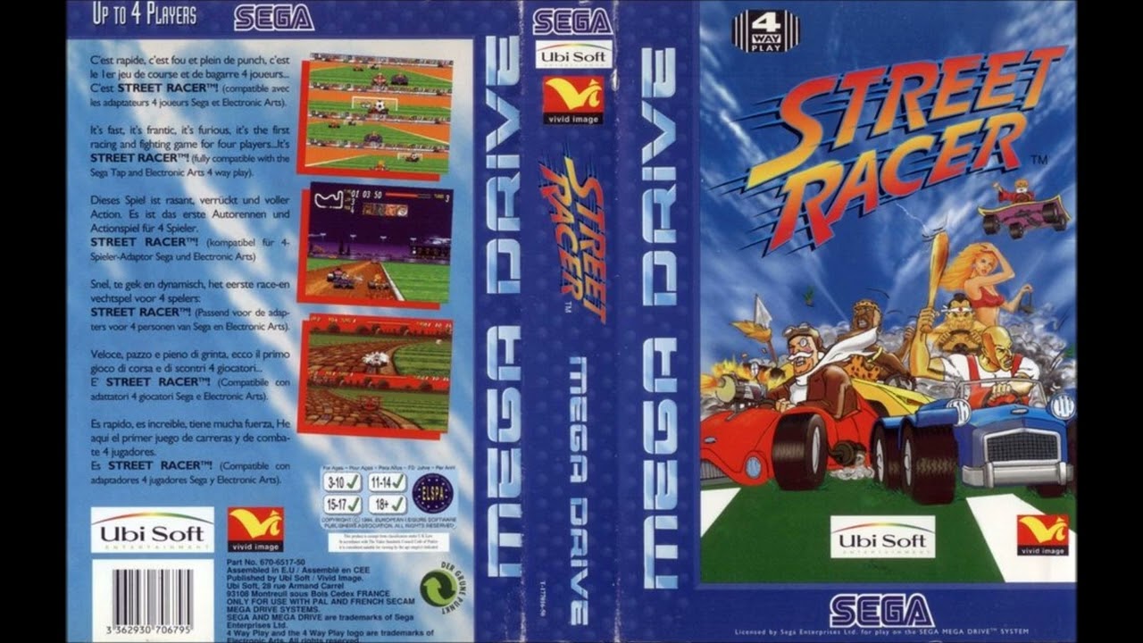 Street Racer | SEGA Genesis Full Soundtrack OST (Real Hardware)