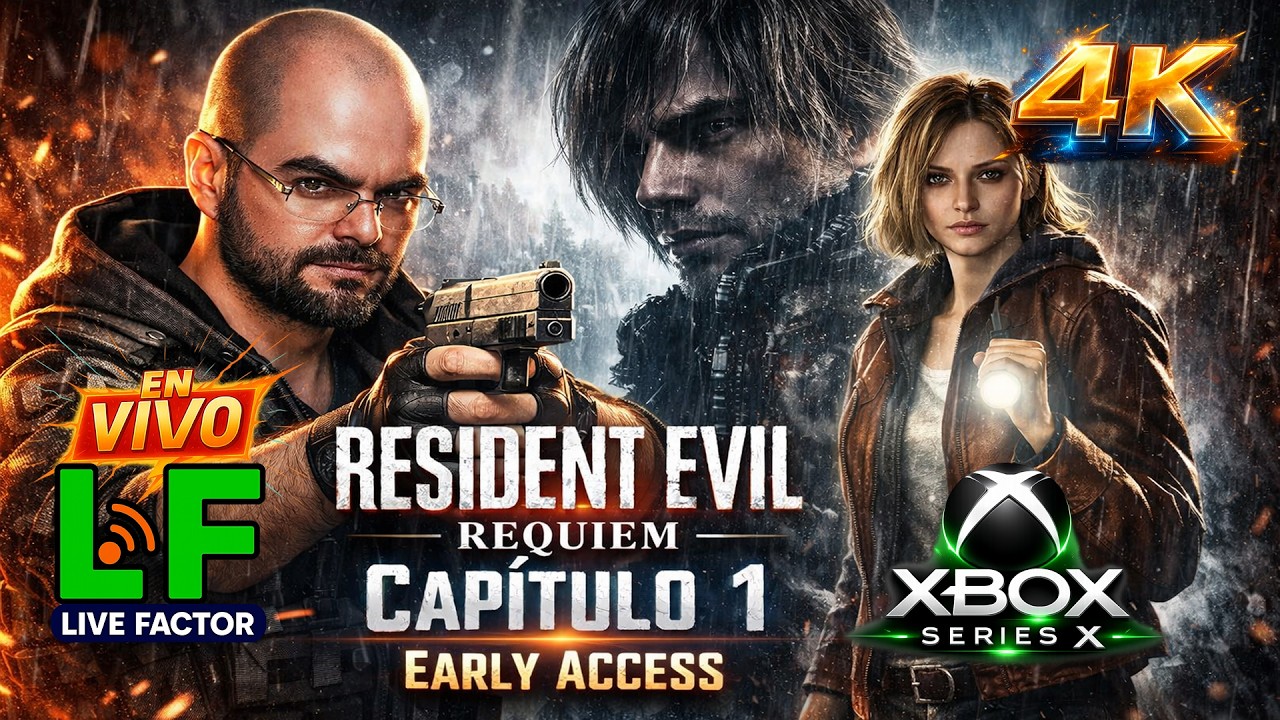 🔴¡EN VIVO! Resident Evil Requiem 🧟‍♂️🔥 Cap. 1 EARLY ACCESS (Xbox Series X) | ¿Sobrevivimos?