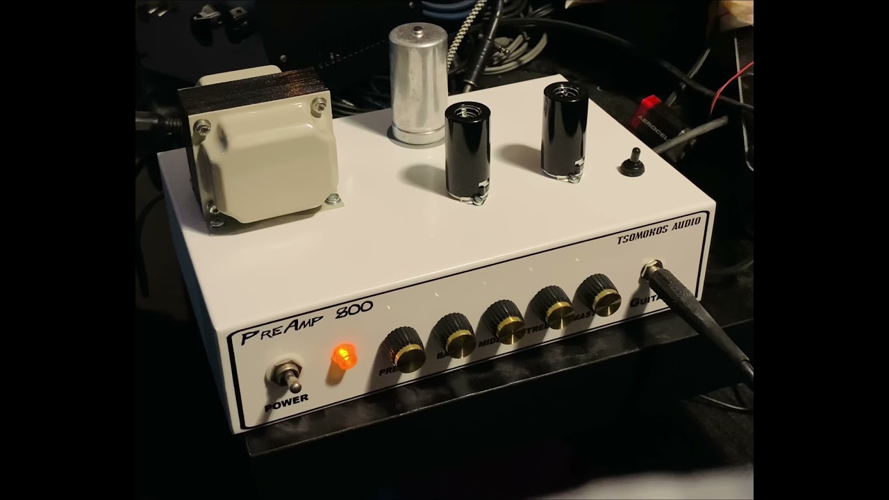 JCM 800 Preamp with Jan Philips 12AX7 WA - Handmade point to point