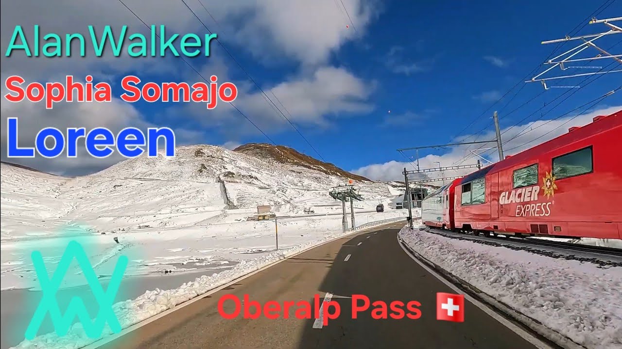 Alan Walker Loreen Sophia Somajo 🫶 Best Songs Oberalppass Switzerland 4 K