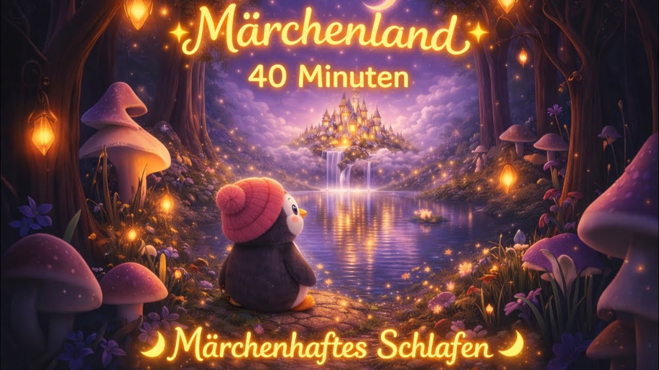 Märchenland 🌙 40 Minuten instrumentale Schlafmusik | Magische Traumwelt & tiefe Entspannung 