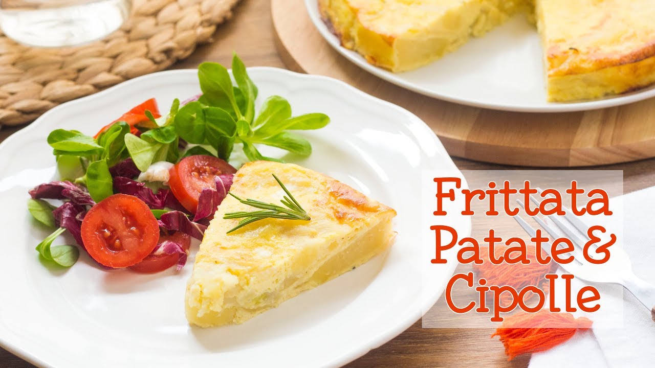 Frittata al Forno con Patate e Cipolle |  Ricetta  Facile e  Veloce | 55Winston55