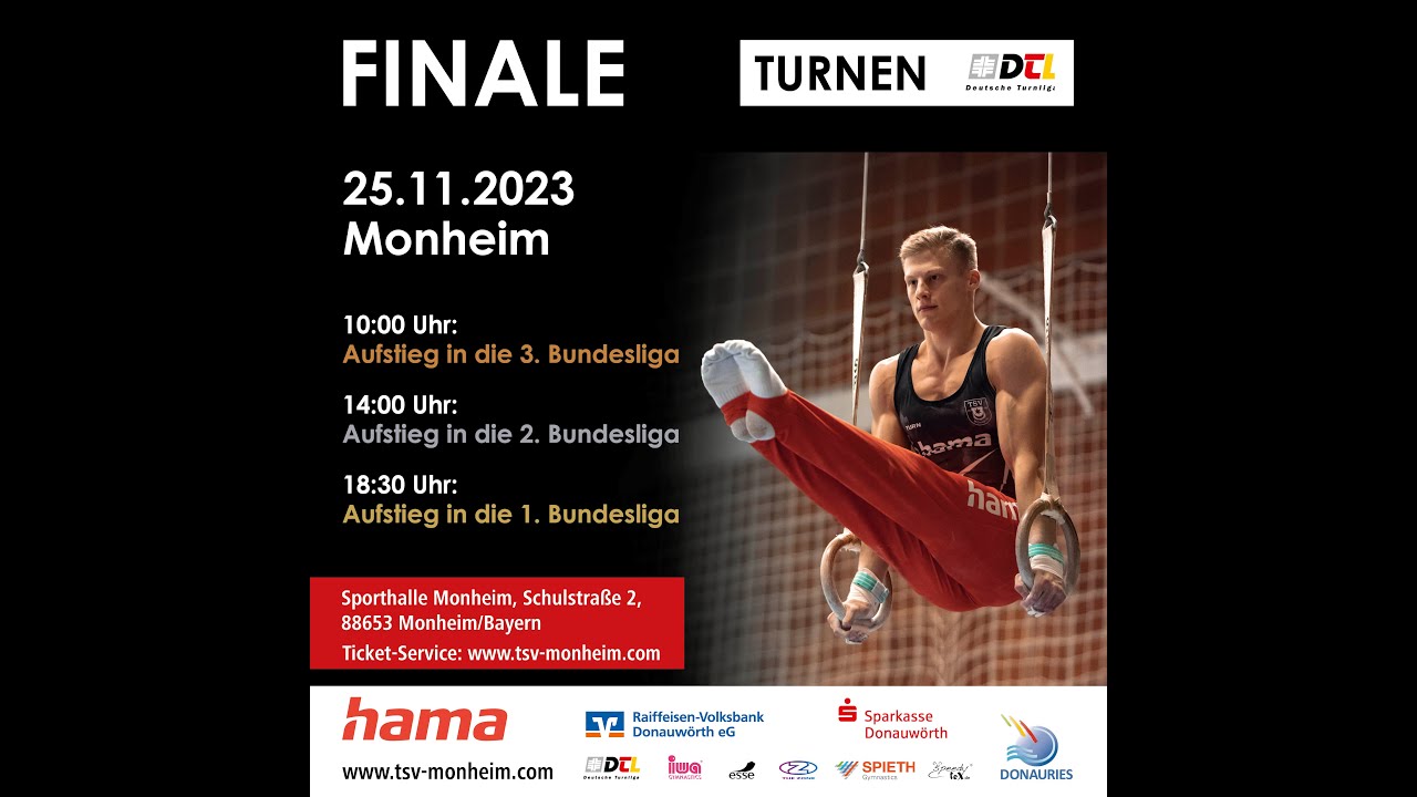 DTL: 3. Bundesliga Aufstiegs Finale -Turnen- Männer 2023