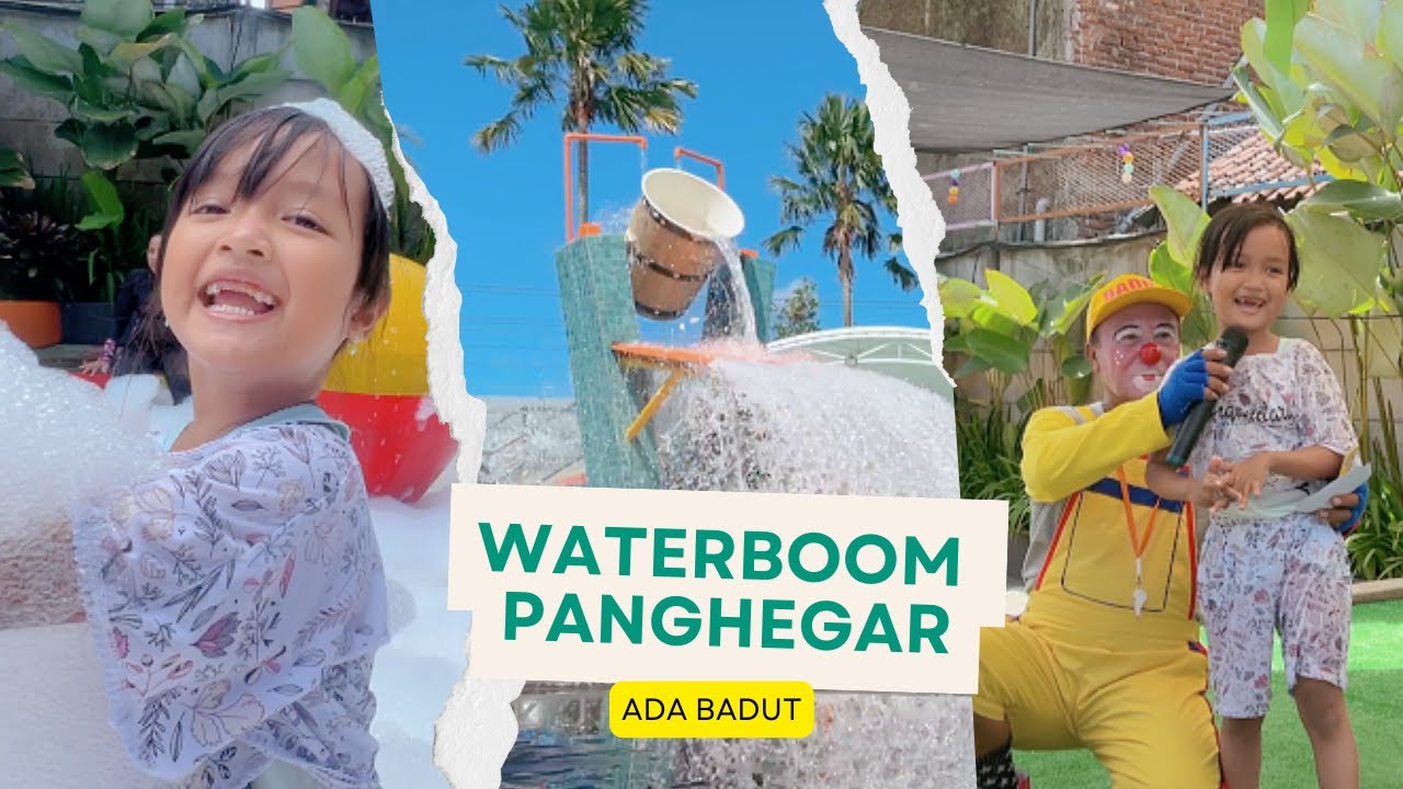 Seru! Main Waterboom Panghegar Ada Badut