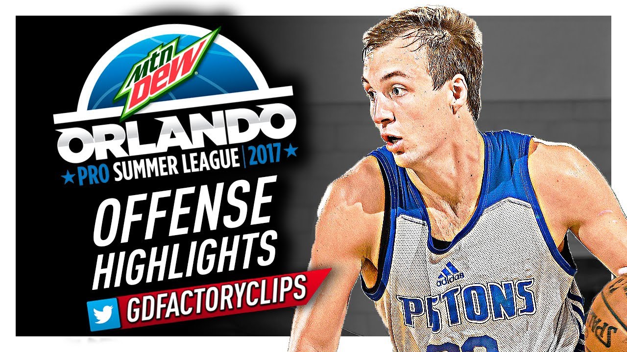 Luke Kennard 2017 Summer League Offense Highlights - Pistons Debut!