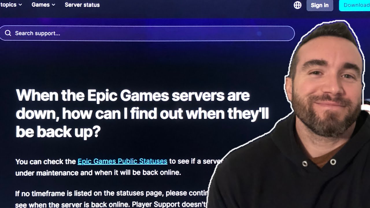 Серьёзный сбой на сервере Epic Games: что делать