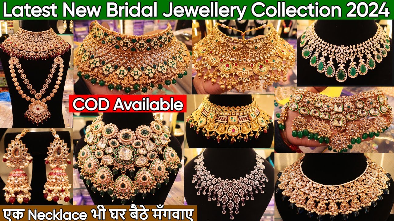 Latest Trending Designer Bridal Jewellery Collection 2024 | New Celebrity bridal Jewellery in Retail