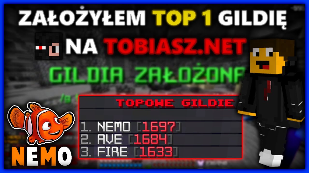 ZAŁOŻYŁEM TOP 1 GILDIĘ NA TOBIASZ.NET