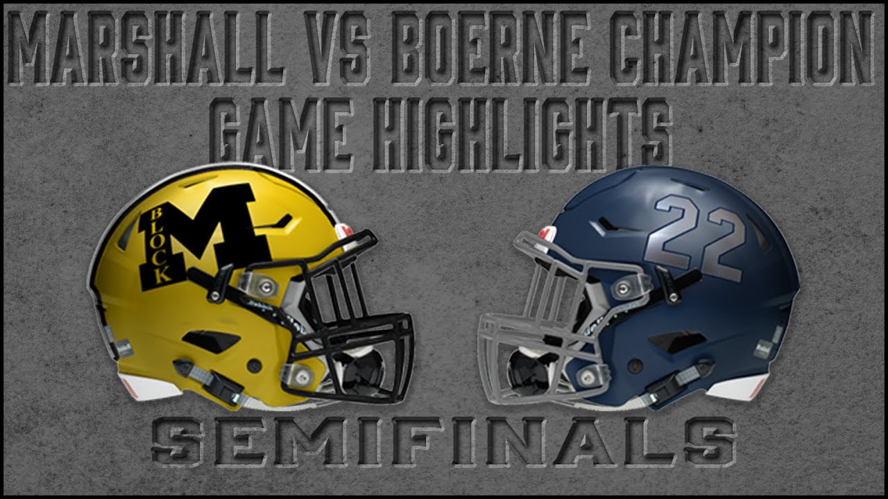 Fort Bend Marshall vs Boerne Champion - 2019 Texas High School Football Playoff Highlights