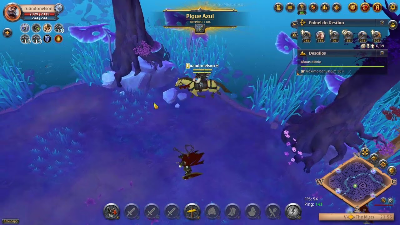 Coletando recursos nas brumas amarelas - Albion Online #2