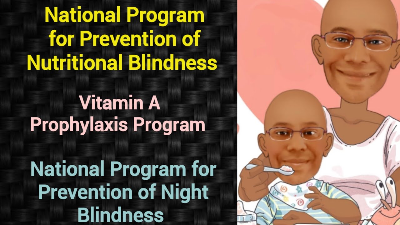 National Program for Prevention of Nutritional Blindness | PSM lecture | Community Medicine lecture