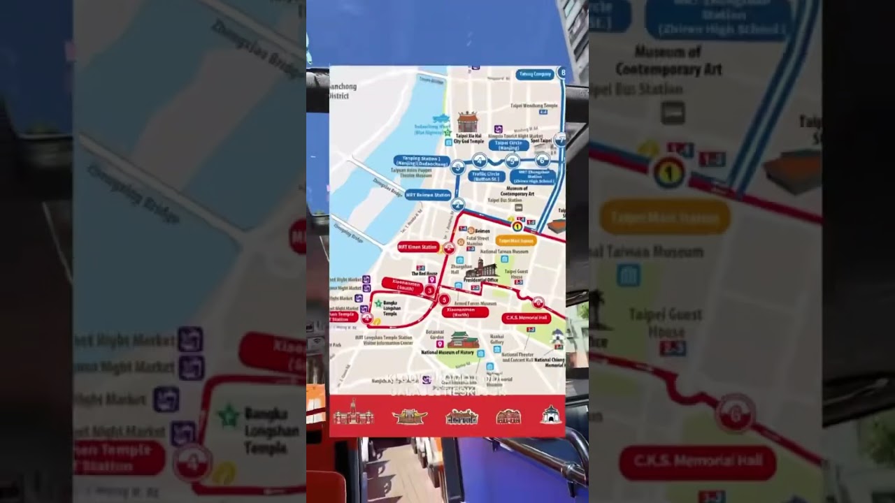 Hop on Hop off experience in Taipei! #taipei #taiwan