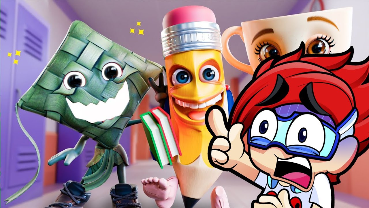 PAKRAHMATMAMAT en la ESCUELA! | Luky REACCIONA a Cartoon Games Español