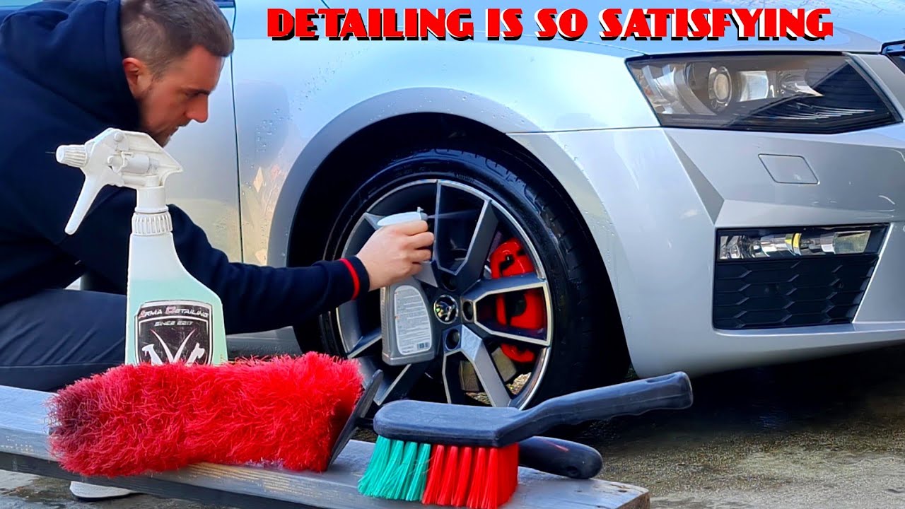 ASMR Satisfying exterior detail on this SKODA OCTAVIA VRS / ARMA DETAILING