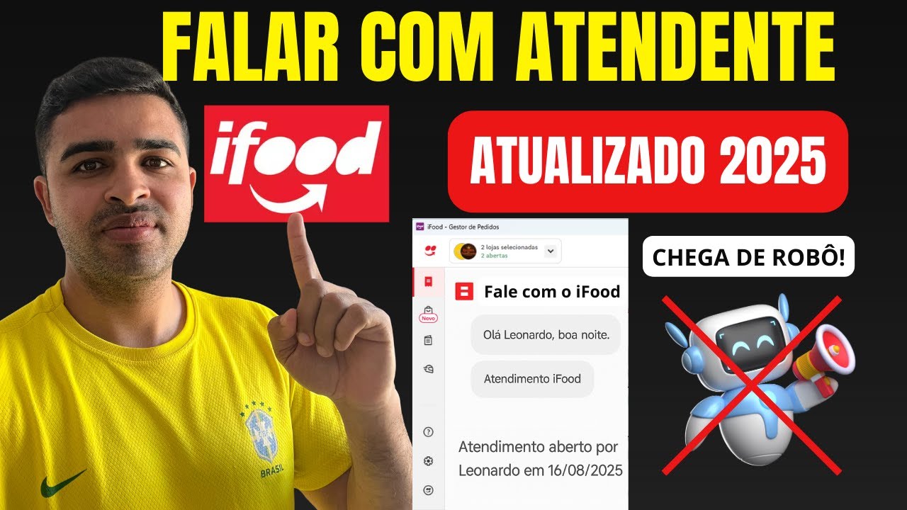 Como Falar com Atendente no IFood [ATUALIZADO 2025]