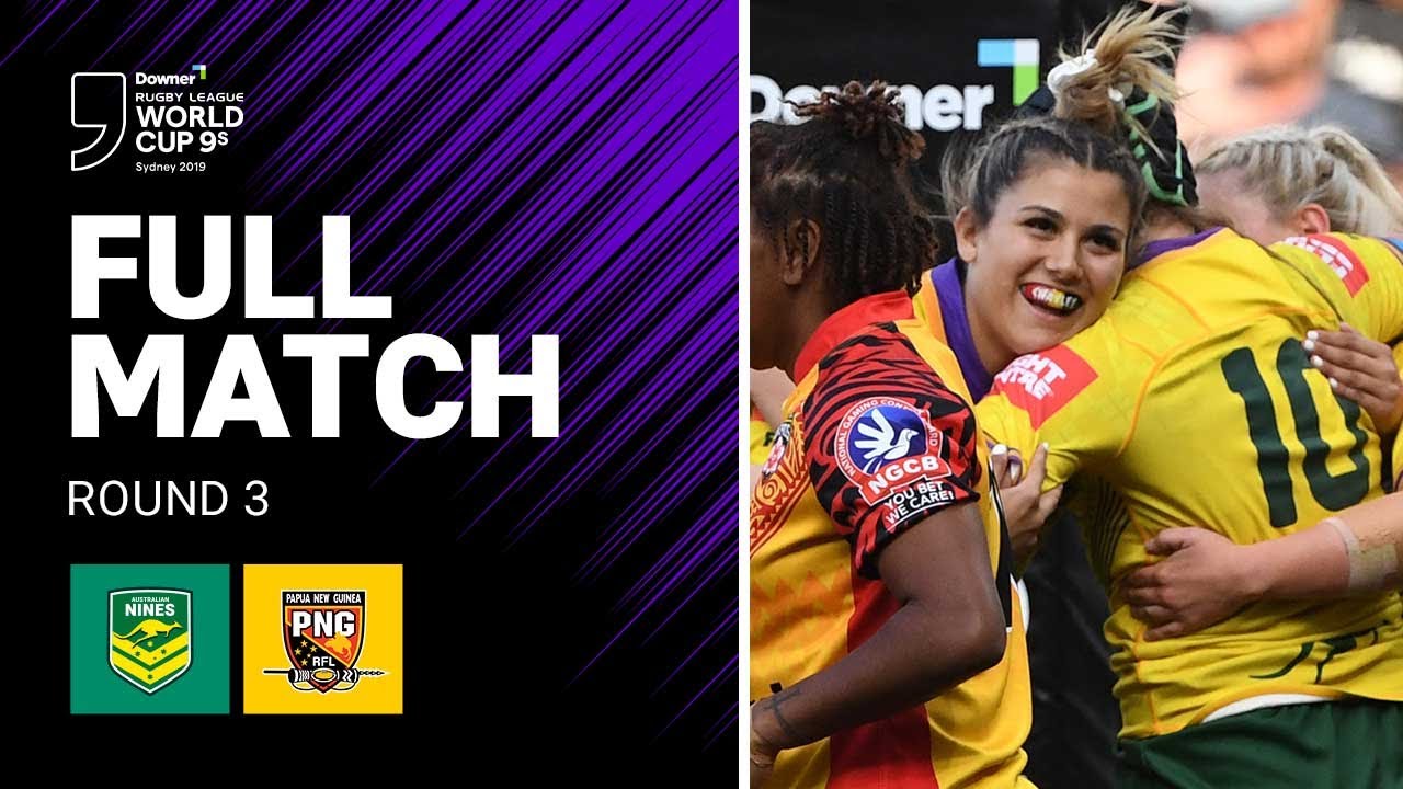 NRL Highlights | Australia v Papua New Guinea | 2019 Women's Rugby League World Cup 9s