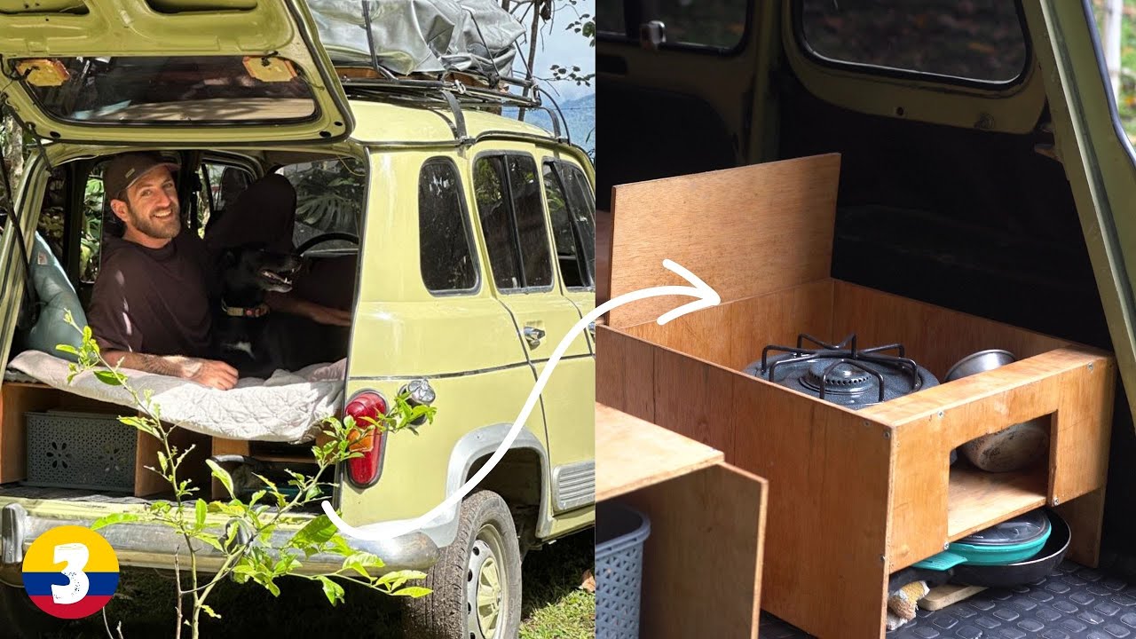 ✅ Convierto mi RENAULT 4 en un COCHE CAMPER para viajar de Colombia a Argentina