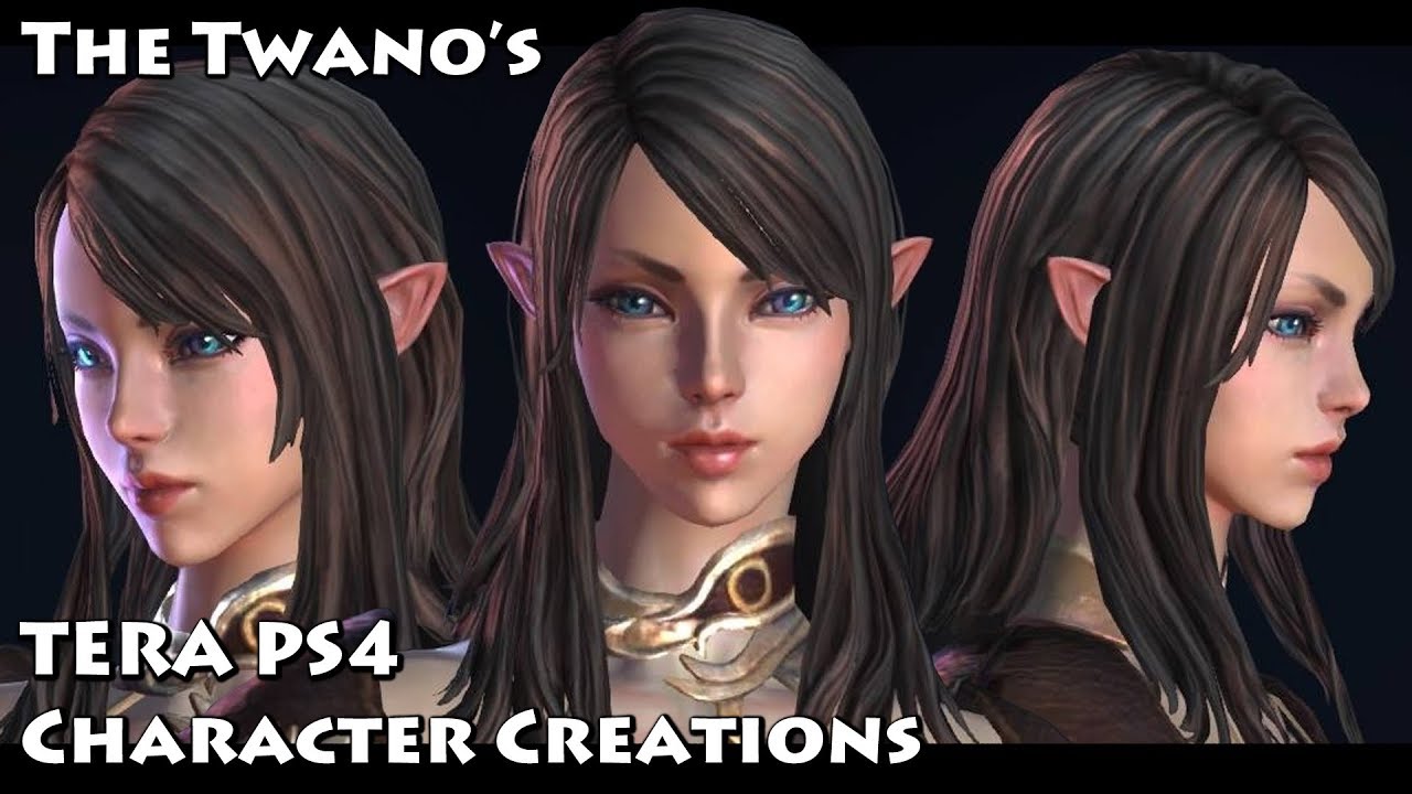 TERA PS4 - Character Creation (Cute Female High Elf) #2
