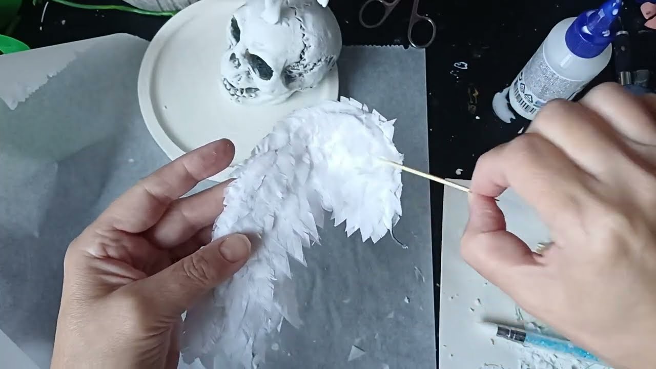 Ангел Смерти 🪽☠️ | Перекраска и трансформация куклы Monster High | OOAK 🎃Кастом на Хэллоуин