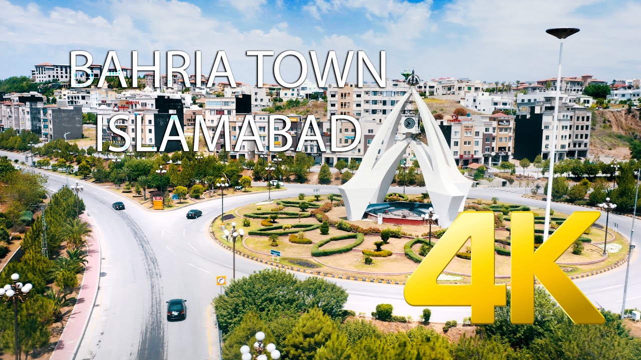 Bahria Town Islamabad Aerial View - 4K Ultra HD - Karachi Street View