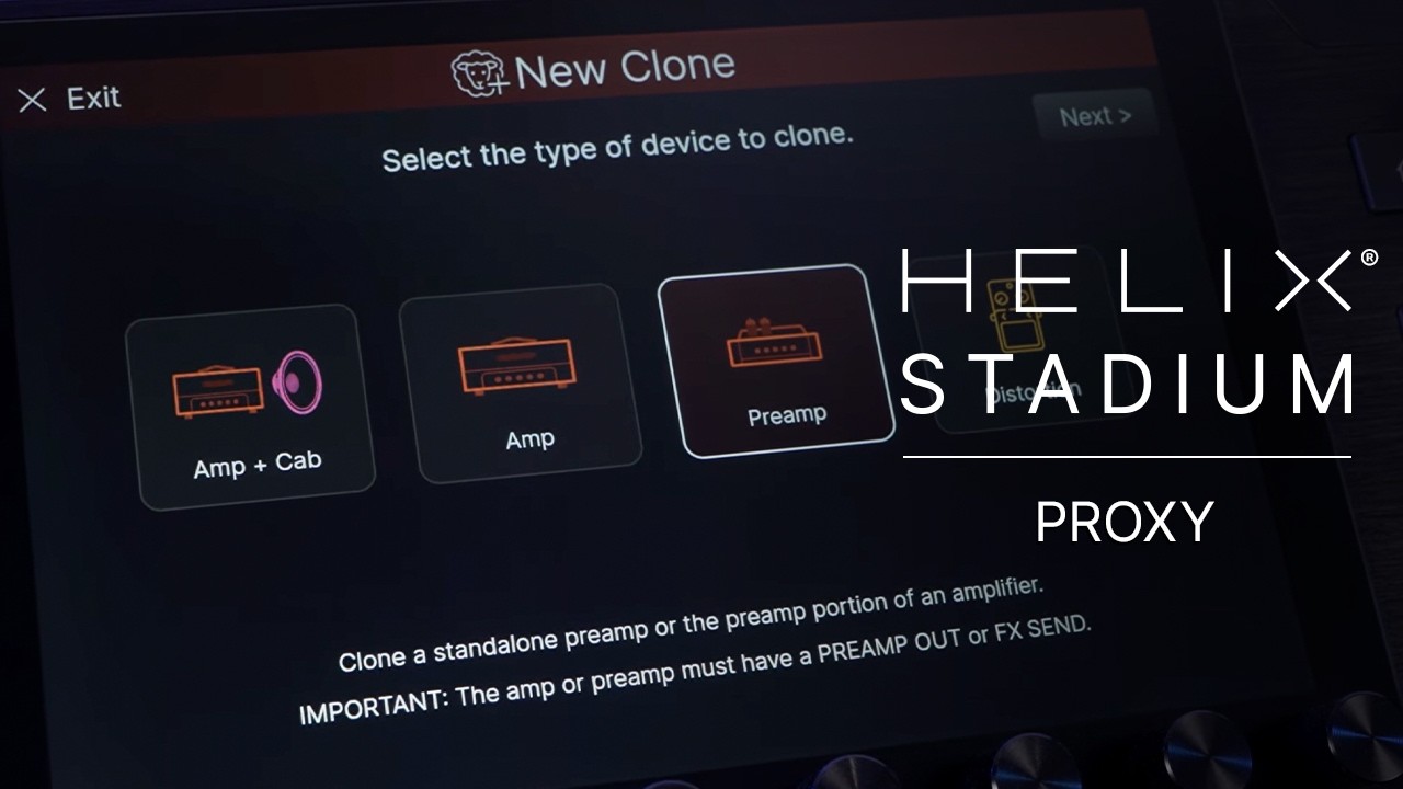 Line 6 Helix | Stadium Tour | Proxy Engine | Clone The Tone