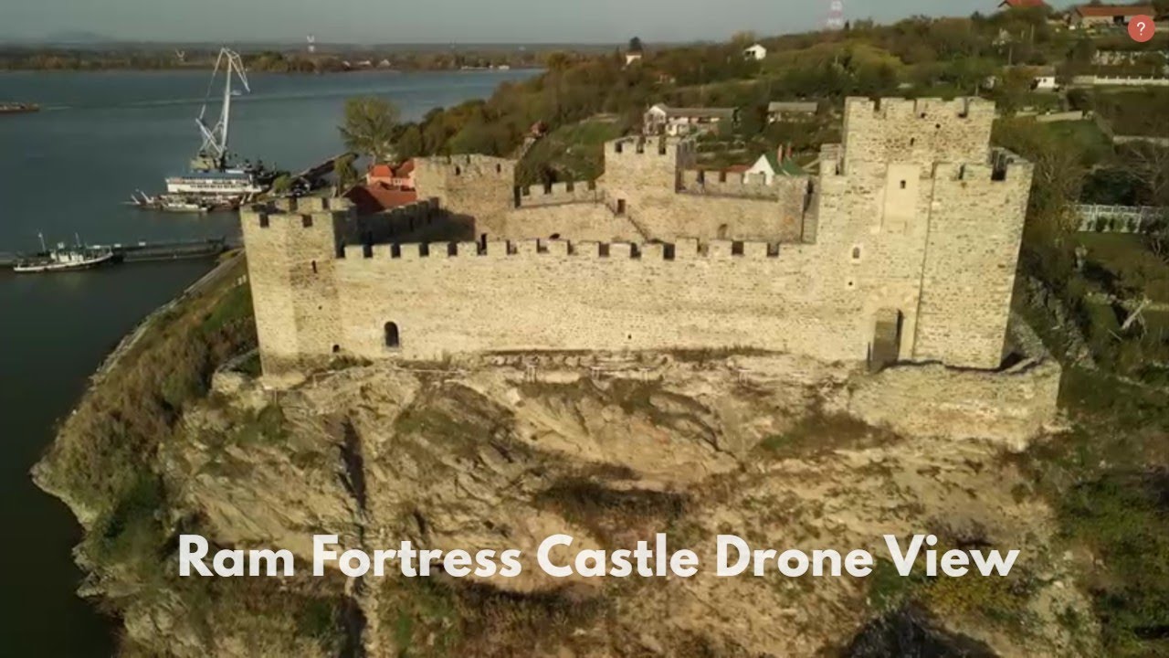 Ram Fortress Castle Gradište Serbia Drone View