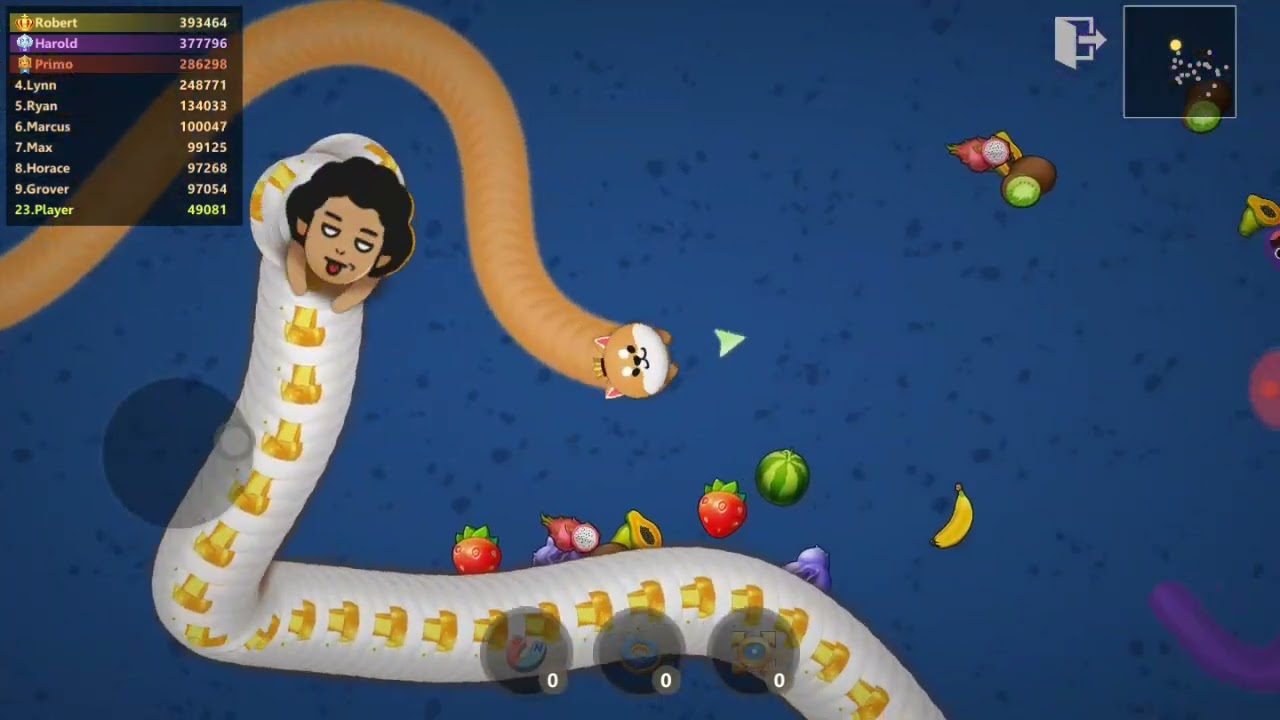 Worm Zone.io Long Gameplay - Smooth, Clean, Addictive