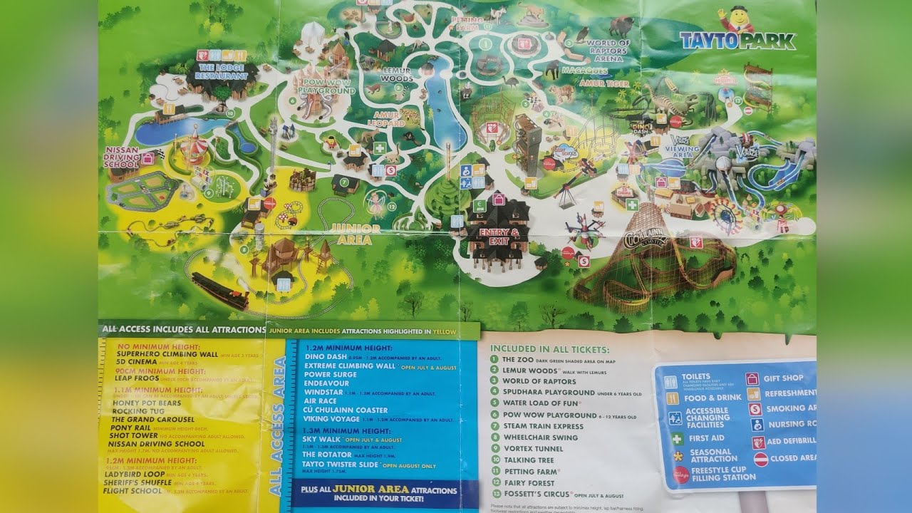 Tayto Park Ireland | Amusement |July 2022 | Full Park | All Rides | Emerald Park renamed | Co. Meath