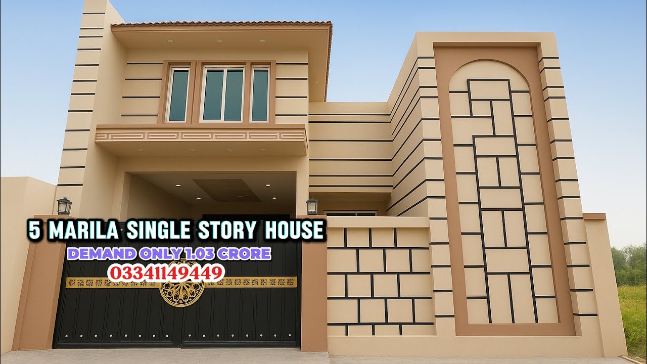 ✅ Sample 5 Marla Single-Story Houses for Sale