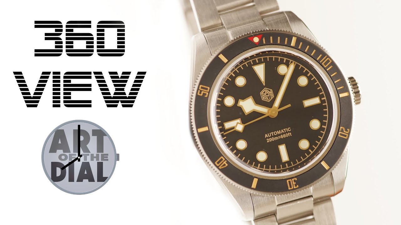 11.11 Sale Aliexpress San Martin Watchdives SN004 BB58 v2 360 Watch View Review