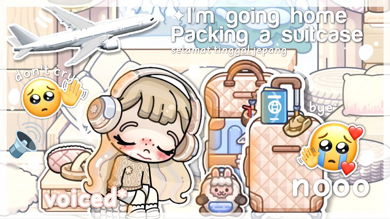 О нет, я еду домой ✈ *Собираю чемодан* || Япония, часть 11 || *ASMR + озвучка 🔊* || @avatarworldb...