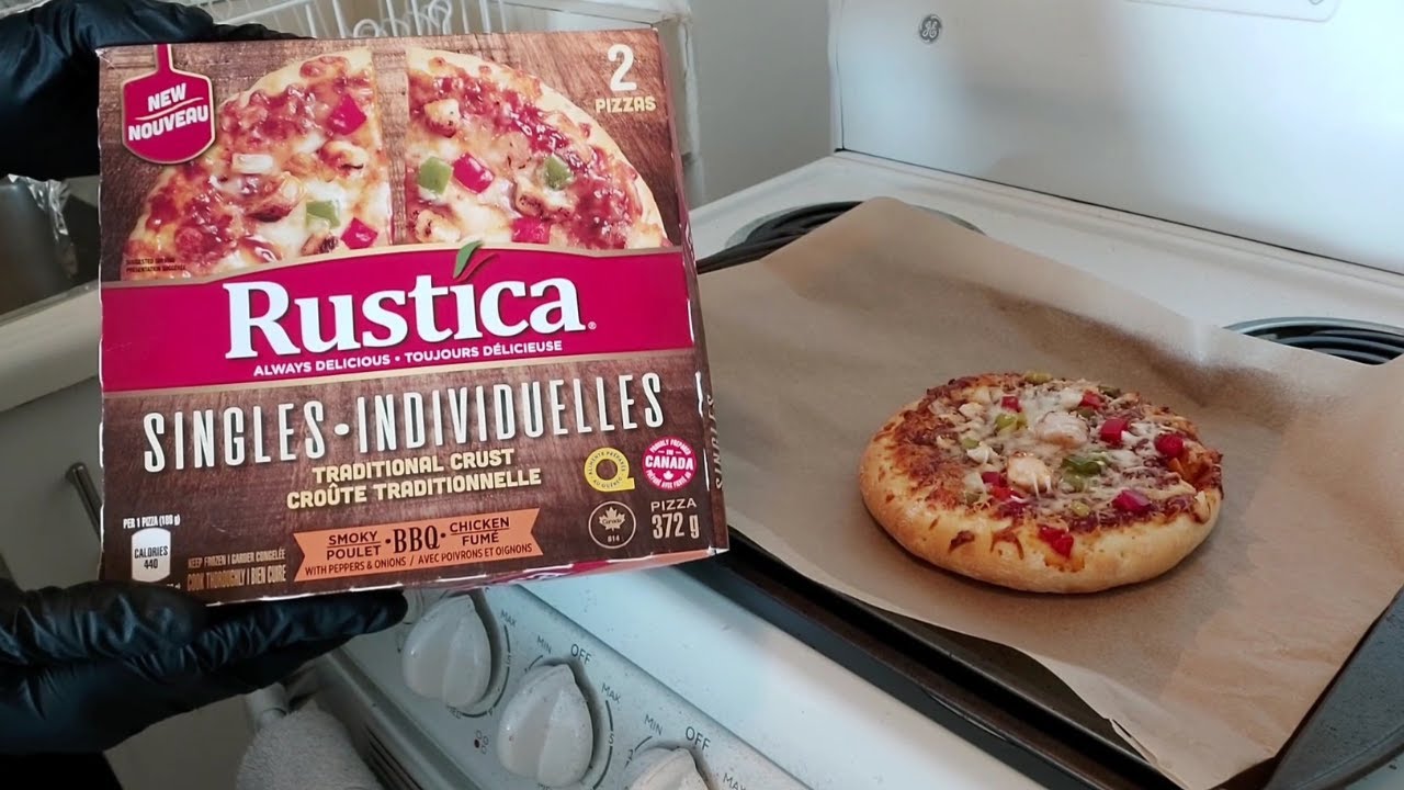 RUSTICA Frozen Pizza Review - SINGLES Smoky BBQ Chicken NEW!