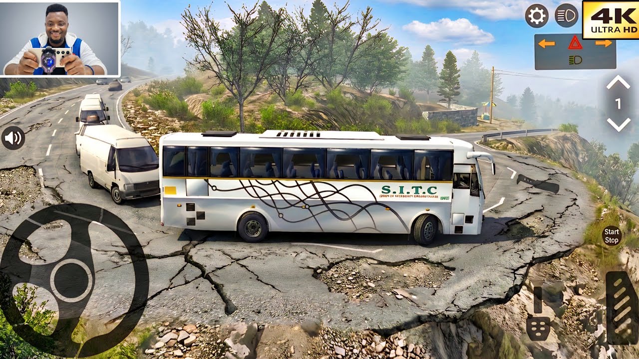 Indian Bus Simulator 3D - Extremely Risky Roads Bus Driving | 4K Ultra Gameplay 