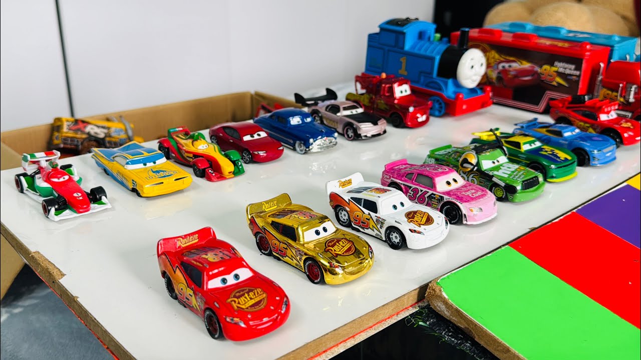 Disney Pixar Cars Unboxing Review | Lightning McQueen, Tow Mater, Chick Hicks, Sally Carrera, Cruz