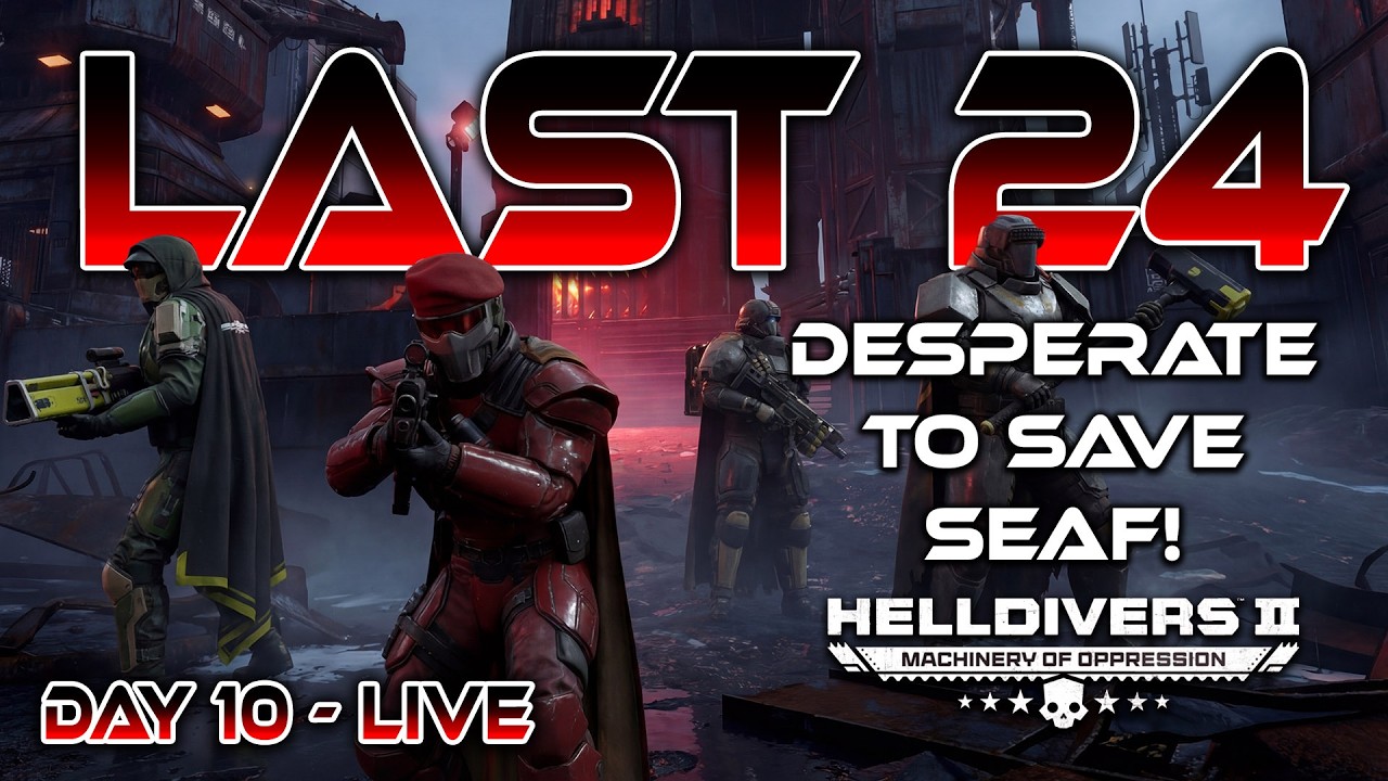 LAST 24  TERMINAL DIRECTIVE!  | Day 10 War Update LIVE (Helldivers 2)