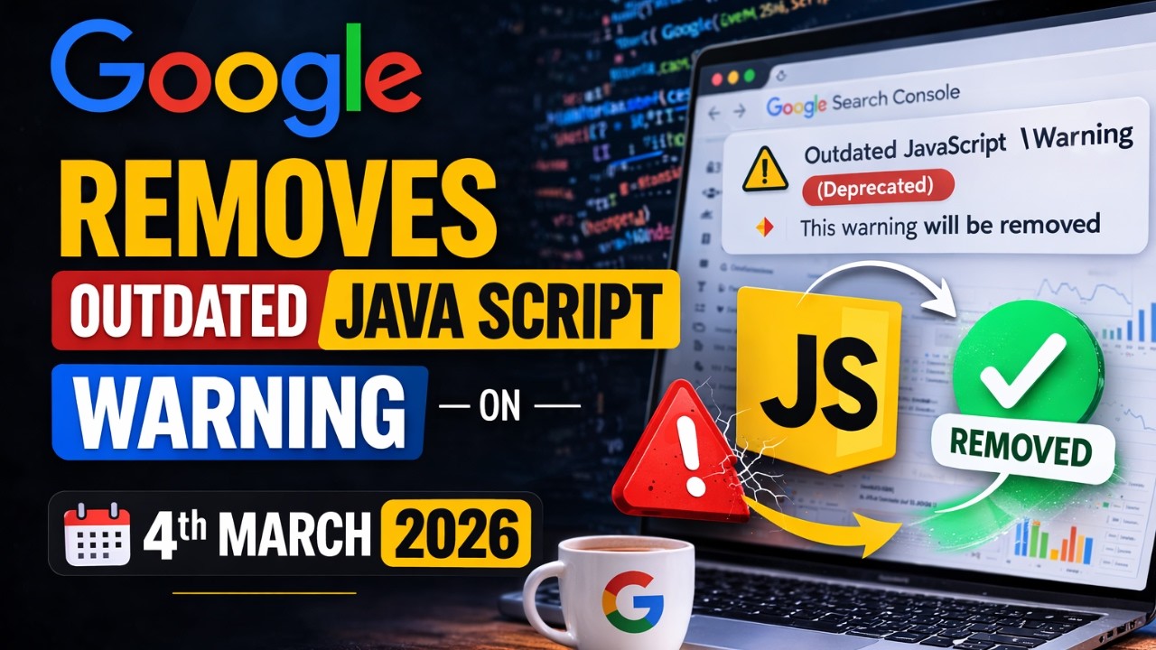 Google Removes Outdated JavaScript SEO Warning on 4th March 2026 | March Month 2026 Google Update
