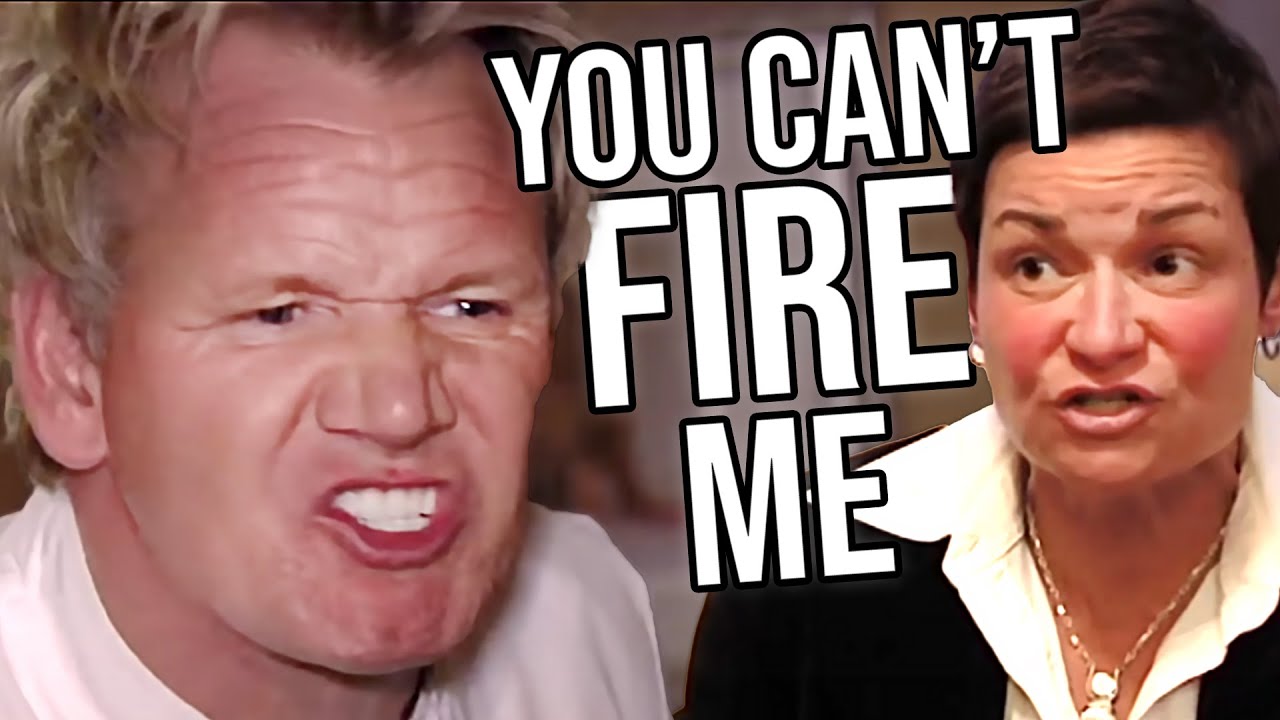 Gordon Ramsey Gets Fired By Angry Giga Karen