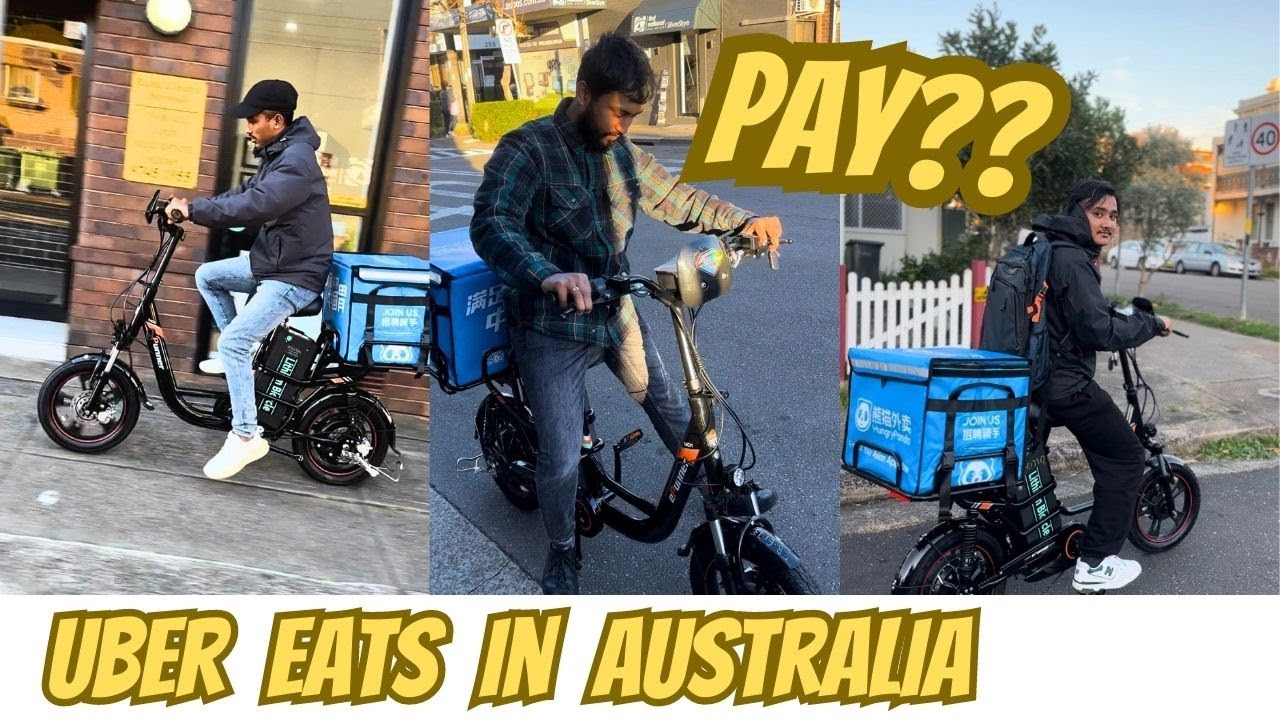 Uber Eats On Electric Bike || Sydney || Socheko Theena Eti Dherai Paisa kamauchu 😱