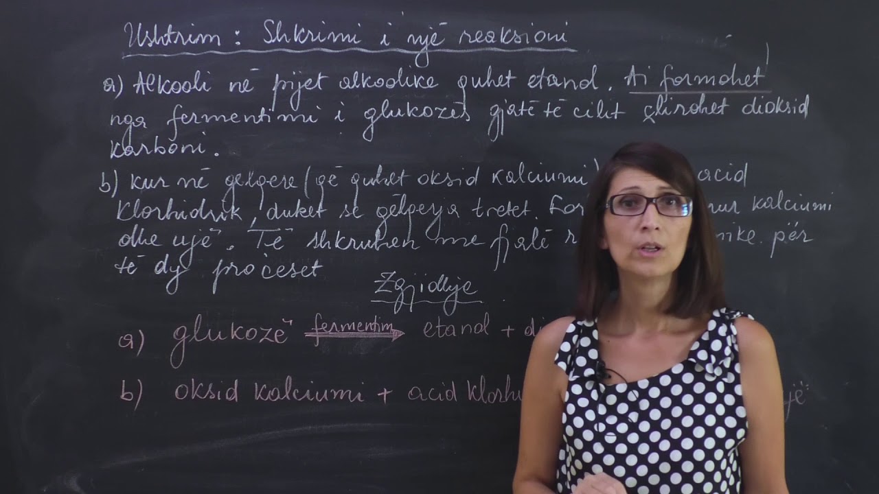 189K   Ushtrim. Shkrimi i nje reaksioni