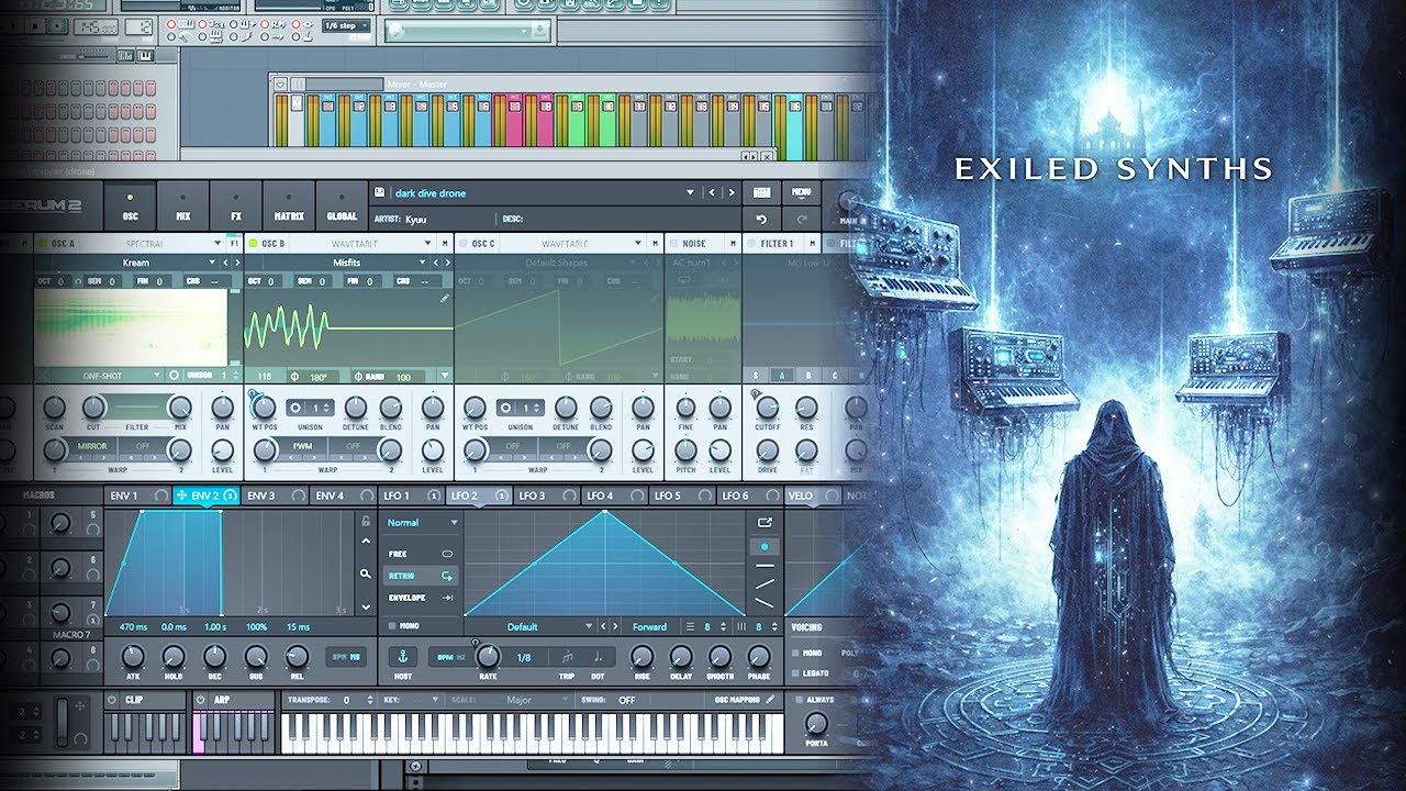 Exiled Synths Presets Bank In Serum 2 / DIVA