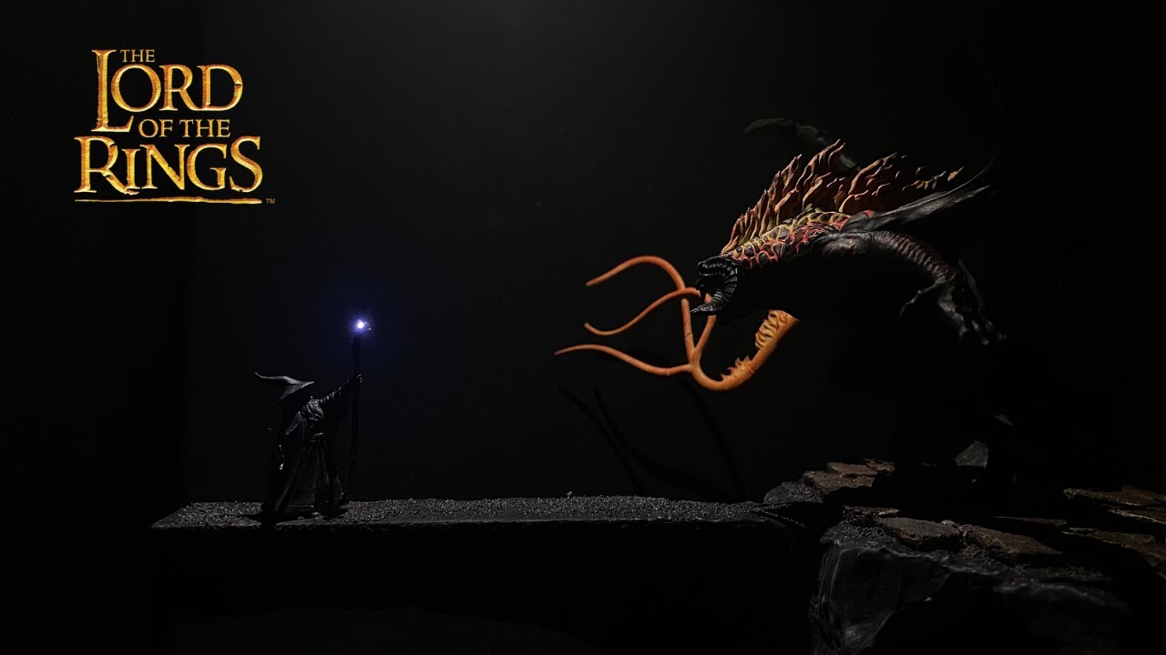 Gandalf vs Balrog - The Lord Of The Rings Diorama