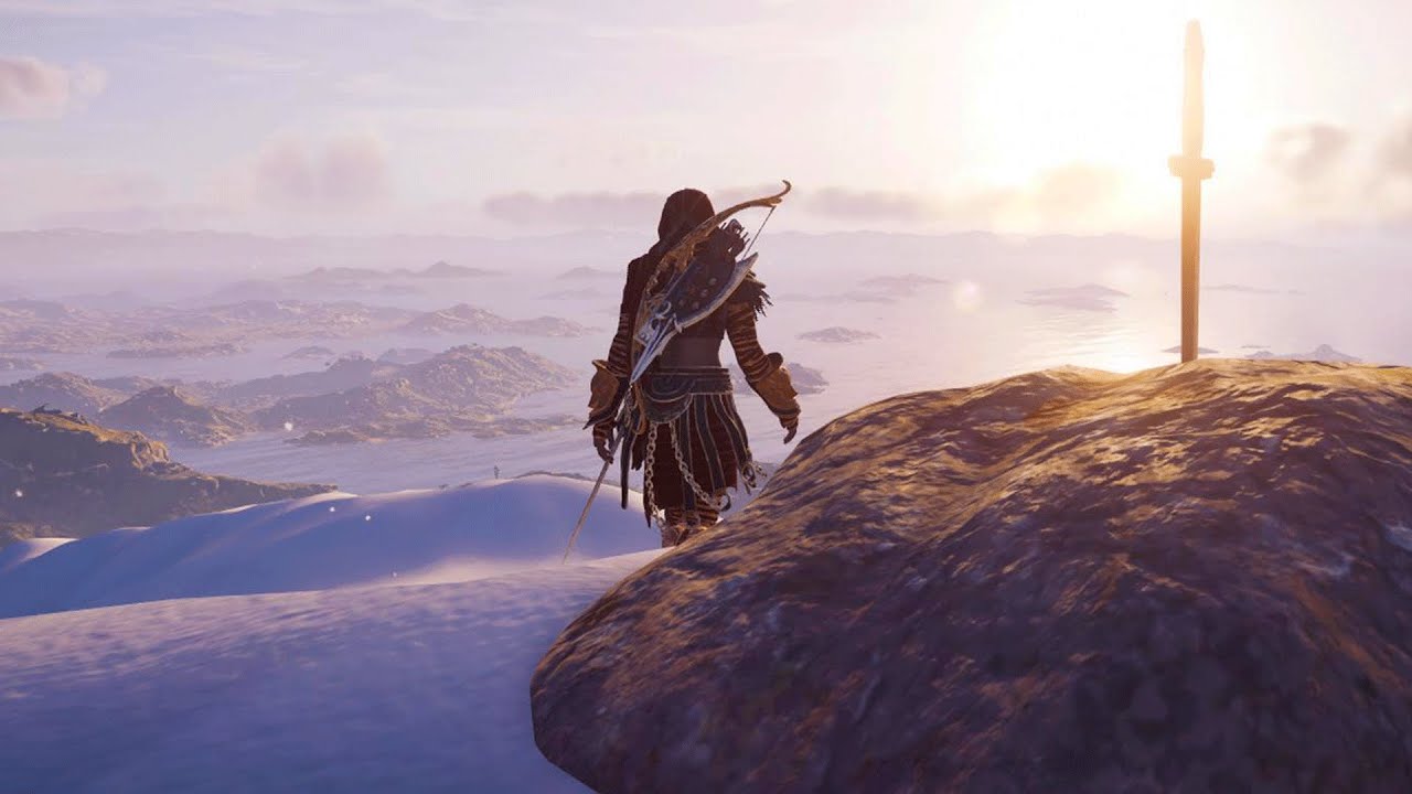 Assassin's Creed Odyssey - Climbing to the Highest Point on the Map