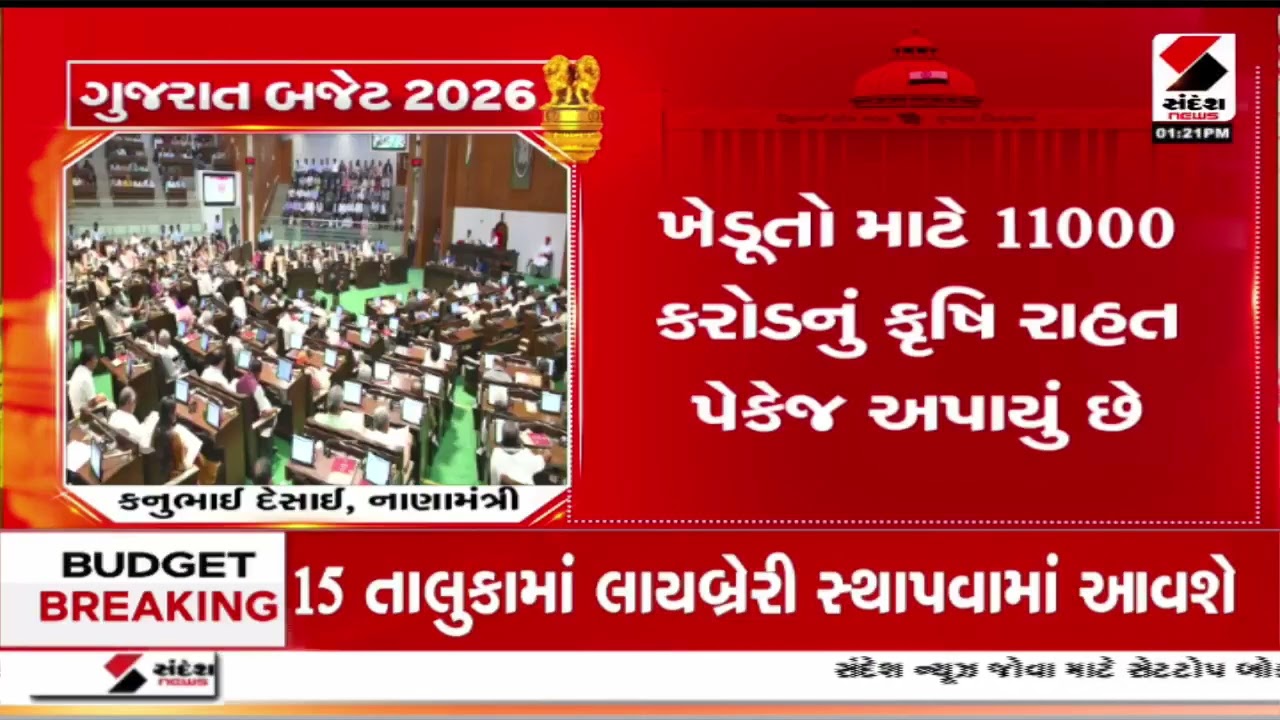 Gujarat Budget 2026 | રાજ્યની 120 નવી GIDCનું નવીનિકરણ કરાશે | Kanu Desai | Gujarat